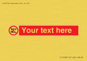 Custom Do not swim in the vicinity of piers